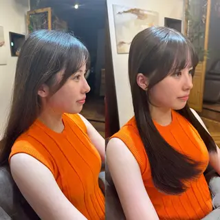ロング 伏田 遼馬のヘアスタイル