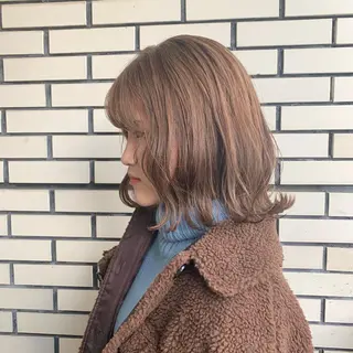 ミディアム カラー Masena所属・💎韓国風レイヤー /ボブ💎Namiのヘアスタイル