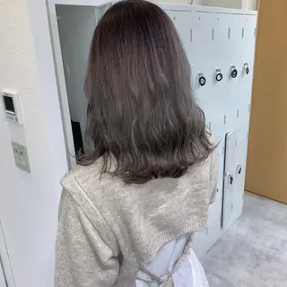 ミディアム カラー Stir Maison 大宮所属・ryuma/ボブ /透明感カラーのヘアスタイル