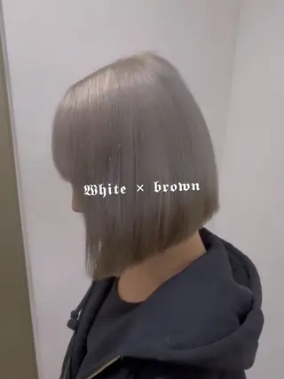 カラー Reve by Lond仙台所属・カットモデル無料 8000円ハイトーンのヘアスタイル