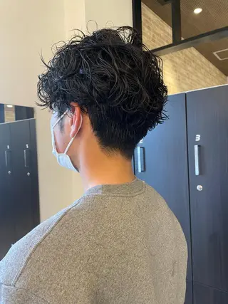 パーマ 中村 誠也のヘアスタイル