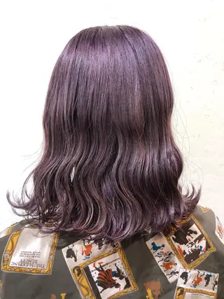 ミディアム 齋藤 結愛のヘアスタイル