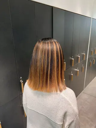 ミディアム カラー ♥️レイヤー/ボブ ♥️minamiのヘアスタイル