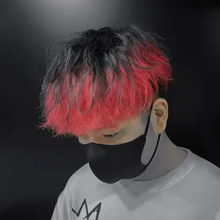 カラー メンズ カラー/アメ村/河合 顕正のヘアスタイル