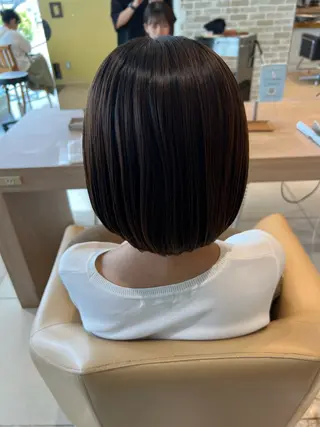 ミディアム 小松 雅のヘアスタイル