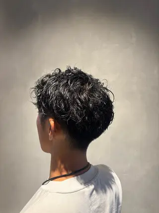 ショート パーマ メンズ 入沢 花音 【メンズ特化】のヘアスタイル