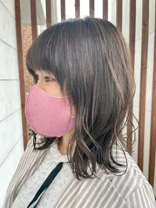 ミディアム Gain KAKKY 千種/池下駅3分のヘアスタイル