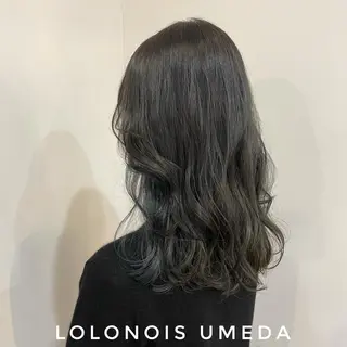セミロング カラー Lolonois梅田 /Okazaki:)のヘアスタイル