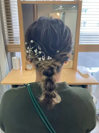 セミロング ヘアアレンジ Gypsoly ☺︎ゆきのその他イメージ