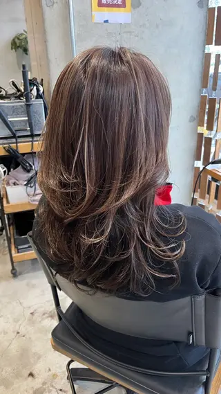 ロング カラー lolonois池田 /レイヤー/郷田遥のヘアスタイル