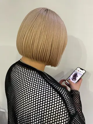ショート silo所属・silo MOKA 顔周りカット🦦のヘアスタイル