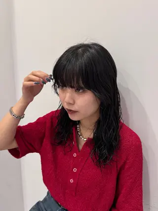 セミロング パーマ 艶カラー ⋆✦ HIROMIのヘアスタイル