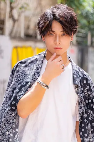 メンズ メンズ特化美容師 ハスイルイのヘアスタイル