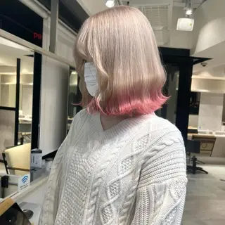 カラー 梅田ハイトーンカラー / ibuのヘアスタイル