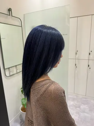 ミディアム 明井 准弥のヘアスタイル