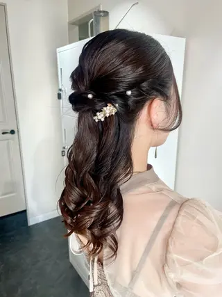 ヘアアレンジ CORE blanc所属・COREblanc ゆきの／表参道 原宿のヘアスタイル