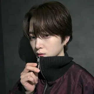 ショート excia渋谷所属・曲がる縮毛矯正 センターパート/翼のヘアスタイル