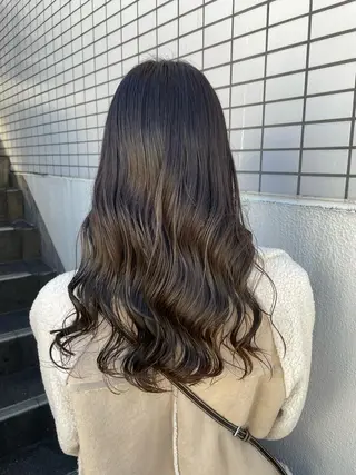 ロング カラー I'S.横浜所属・赤み消しカラー 🍀JUNKIのヘアスタイル