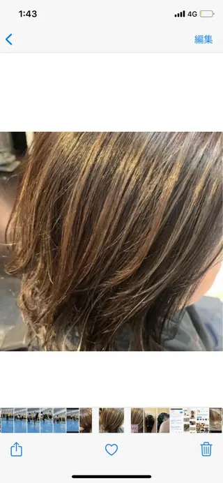 ミディアム ミルクティーベージュ 🌿店長 清水ひとみのヘアスタイル