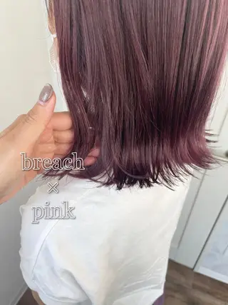 セミロング カラー 🫧ショート・レイヤ ー・縮毛矯正🫧のヘアスタイル