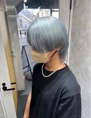 メンズ ハイトーン/レイヤー 🌟ボブMinoriのヘアスタイル