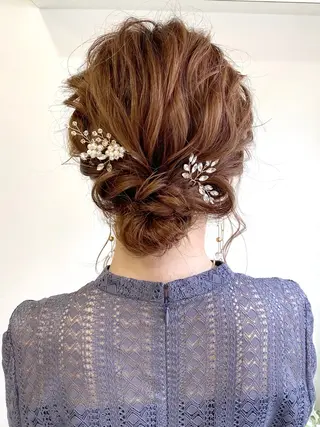 ヘアアレンジ saki🌼ボブ× 透明感カラー🌼のヘアスタイル