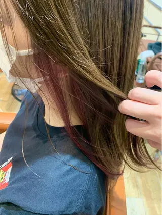 カラー 須藤 向日葵のヘアスタイル