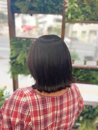 ミディアム カラー 佐藤 なつののヘアスタイル