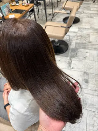 ミディアム 新宿透明感カラー 髪質改善/吉川怜奈のヘアスタイル