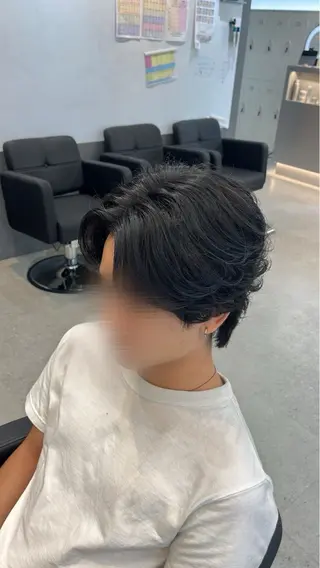 ショート メンズ 【カラー・縮毛矯正】 大高結人のヘアスタイル
