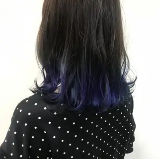 ミディアム カラー 中村 瑞希のヘアスタイル