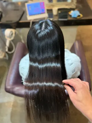 セミロング 髪質改善/美髪矯正 林田和真のヘアスタイル