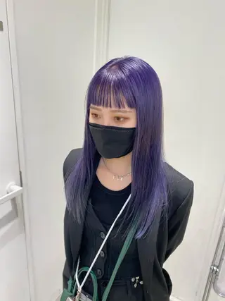 カラー kumon ayu ブリーチ/ハイトーンのヘアスタイル