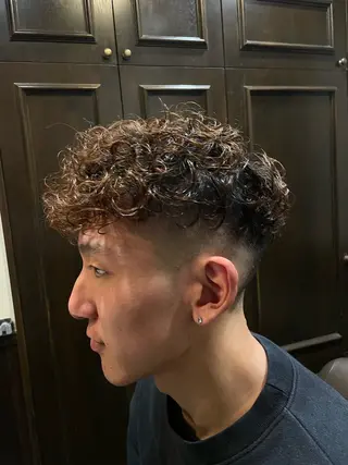 パーマ barber shop  神楽坂店所属・高原 璃久のヘアスタイル