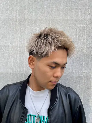 カラー メンズ ⚡️モデル募集⚡ 本田誠也⚡️のヘアスタイル