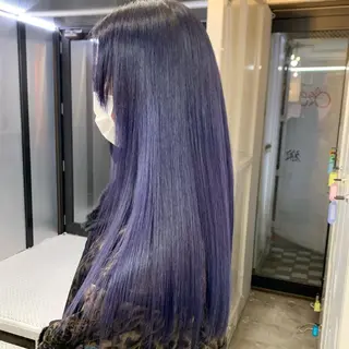 ロング カラー ヘアアレンジ ハイトーン/美髪矯正 🍃大江拓実のヘアスタイル