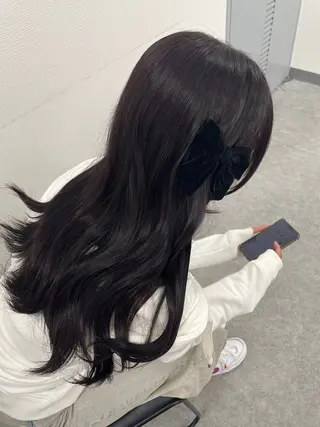 ロング カラー 🩰girlyモテ ヘア🩰🍨AYAのヘアスタイル