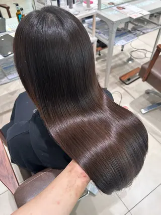 カラー momo🍑/顔周り カット/透明感カラーのヘアスタイル