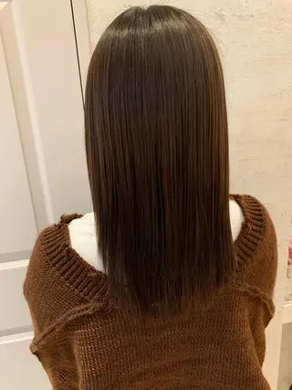 セミロング レイヤーカット/ 顔周り 五島巨幹のヘアスタイル