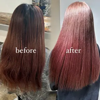 ミディアム カラー 💫miyu💫デザ インカラー/アレンジのヘアスタイル