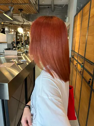ミディアム カラー マツモト イクトのヘアスタイル