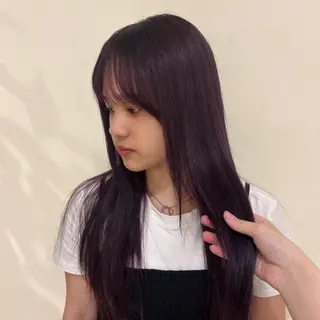 ロング カラー Claude MONET池袋所属・リ セのヘアスタイル