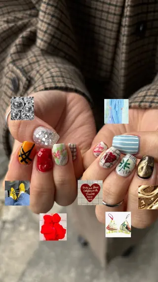 ネイル hinako /個性派ニュアンスのネイルデザイン