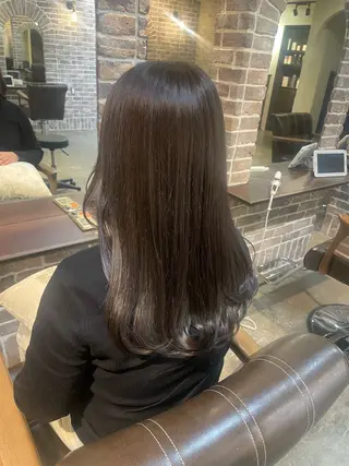 ロング カラー ACROあべの店所属・艶カラー/インナー /グラデ/大西小百合のヘアスタイル