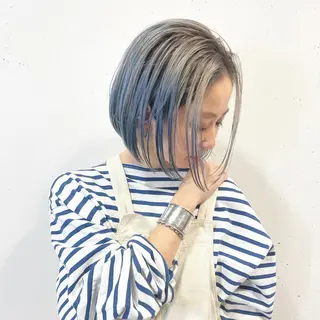 ショート カラー suvvy hairsalonのヘアスタイル