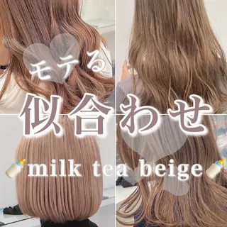 セミロング カラー ヘアアレンジ 透明感ラベンダー💗 SHOのヘアスタイル