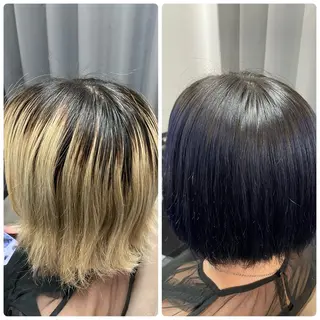 ショート カラー 石川 晴那のヘアスタイル