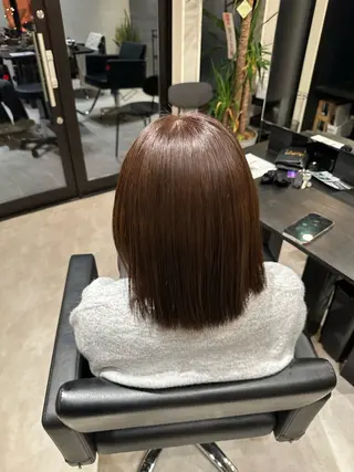 ミディアム カラー Octo アユメのヘアスタイル