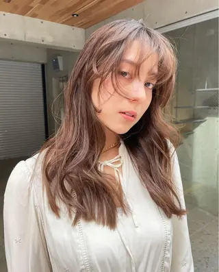 セミロング 似合わせ特化/レイヤ ーカット/mikuのヘアスタイル