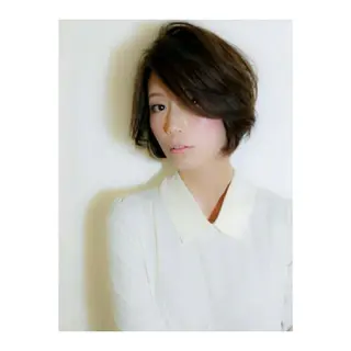 ショート 大人の艶髪✂️ 矢崎美紀のヘアスタイル